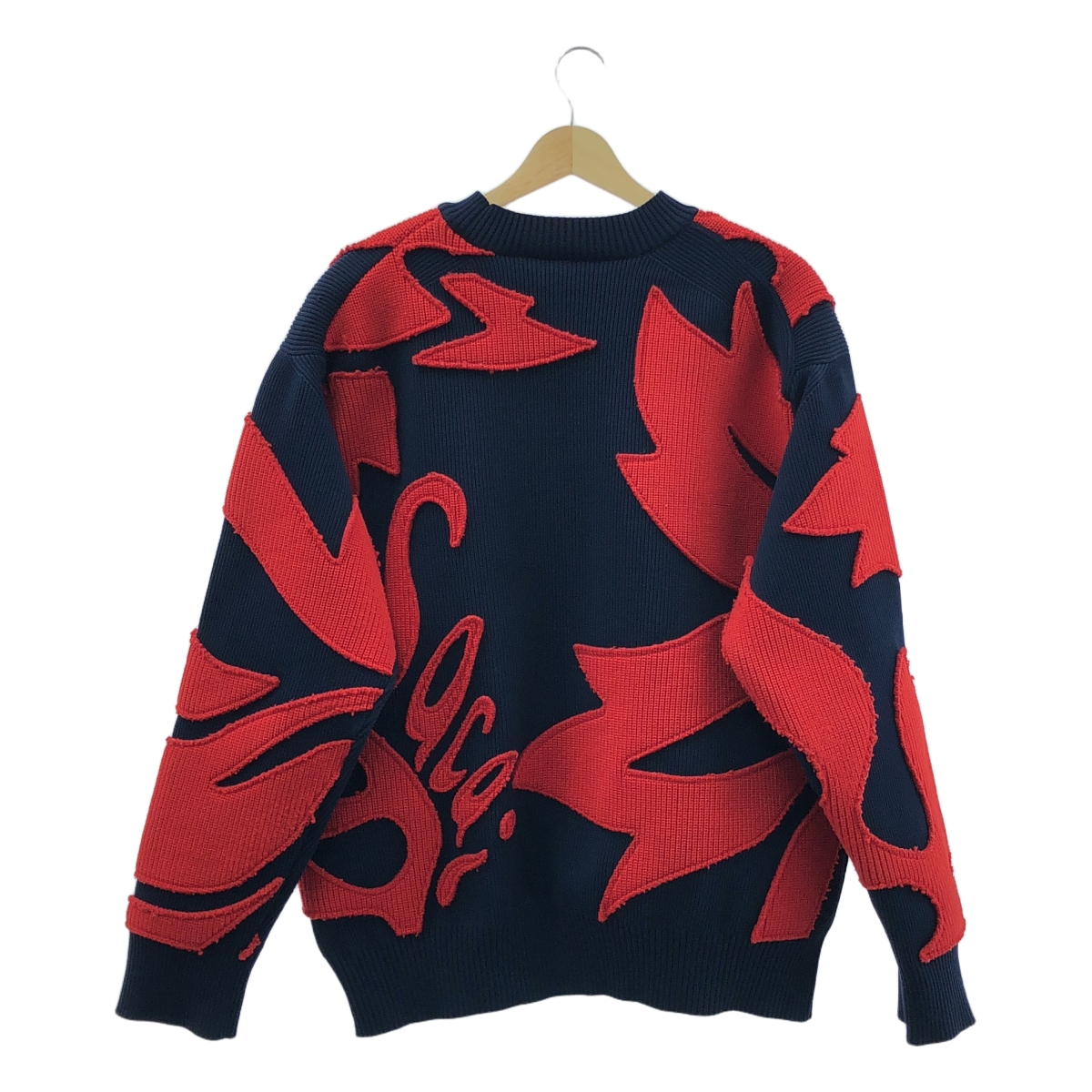 sacai / サカイ Floral Embroidered Patch Knit / フローラルエンボスパッチ オーバー ニット