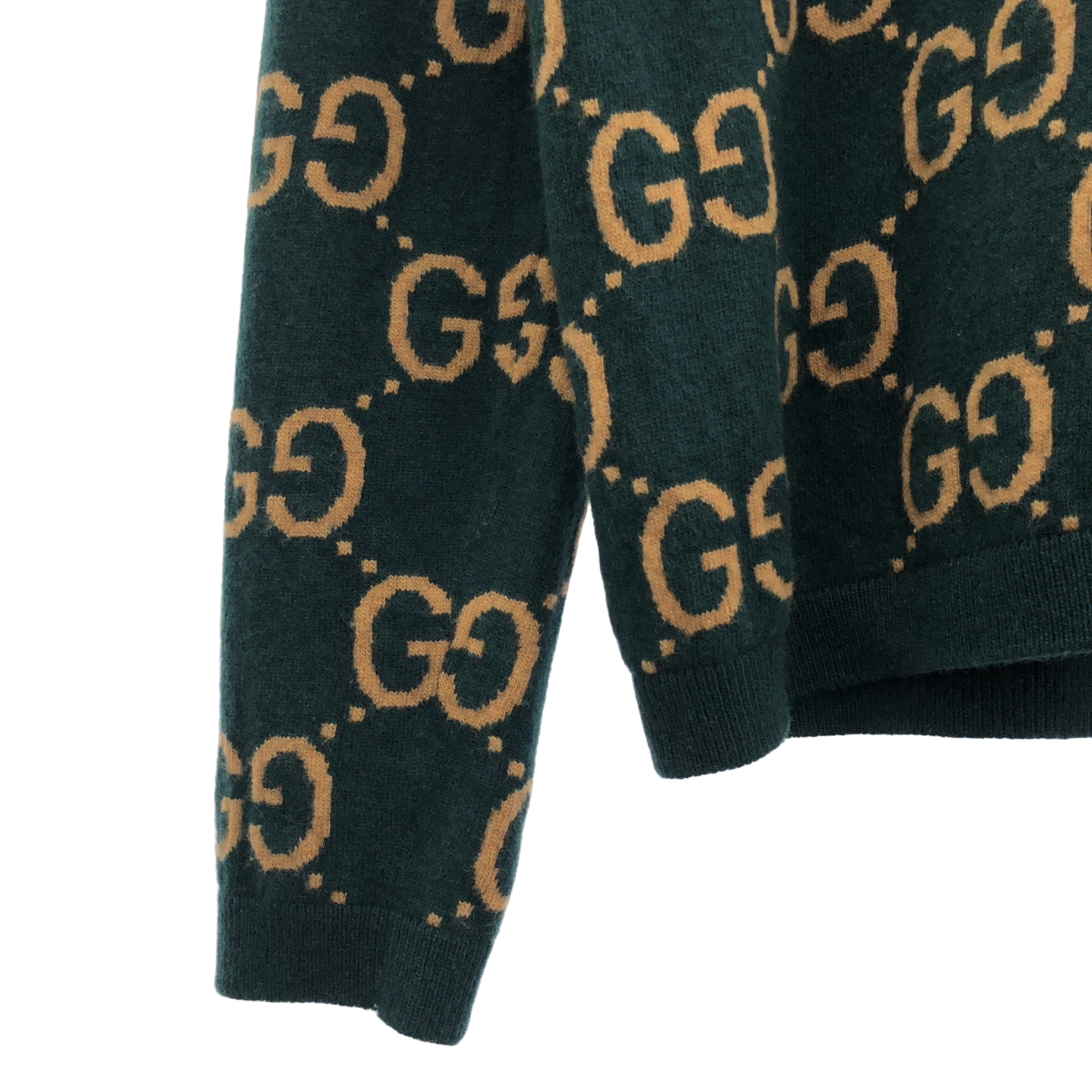 GUCCI / グッチ 692900 ウール GGジャガード クルーネックニット