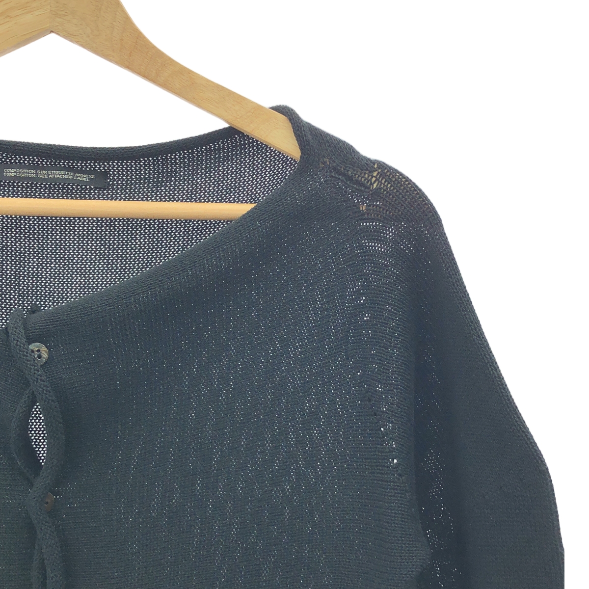 Y's / ワイズヨウジヤマモト 変形スリーブ ニット カーディガン