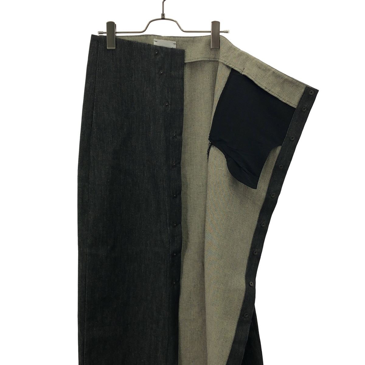 GABRIELA COLL GARMENTS / ガブリエラコールガーメンツ カットオフ デニム ロングスカート