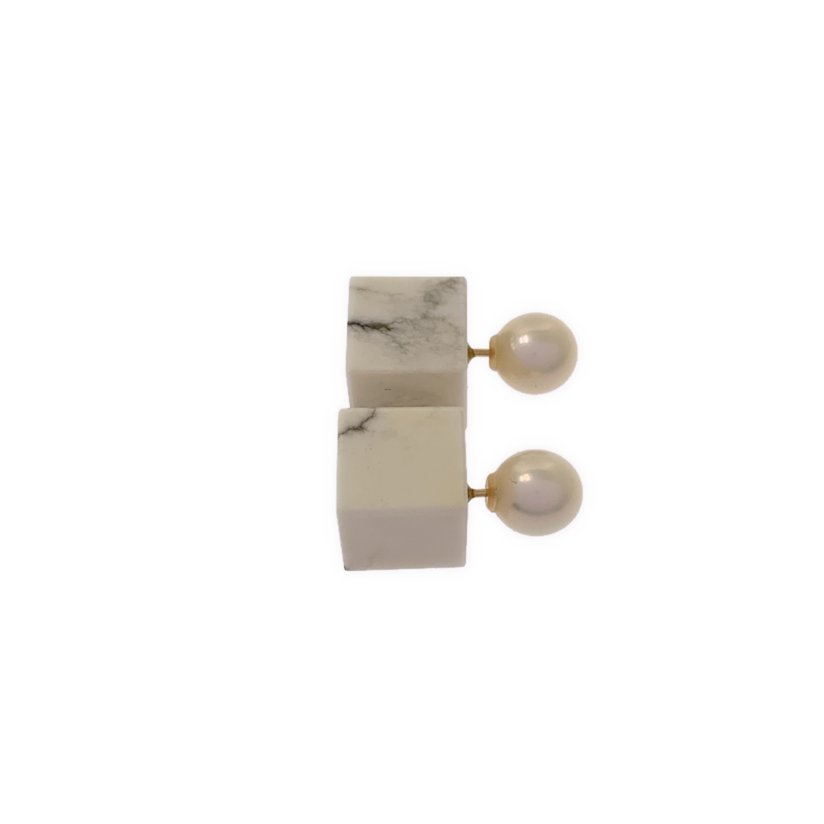 talkative / トーカティブ Howlite ハウライト / パール ピアス