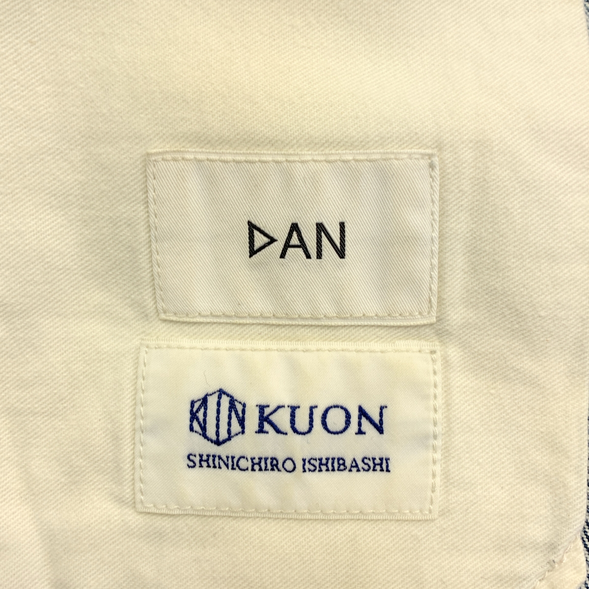 KUON / クオン × DAN / ダン別注 ベルテッド タック デニムパンツ
