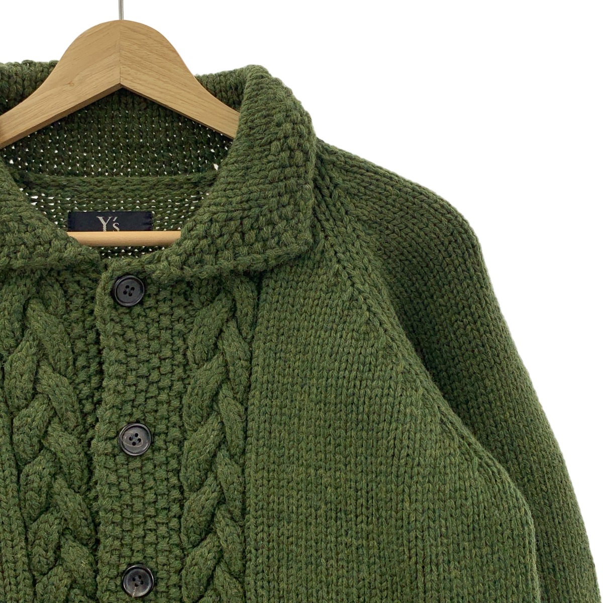Y's / ワイズヨウジヤマモト ウール カウチン ケーブル ニット ジャケット