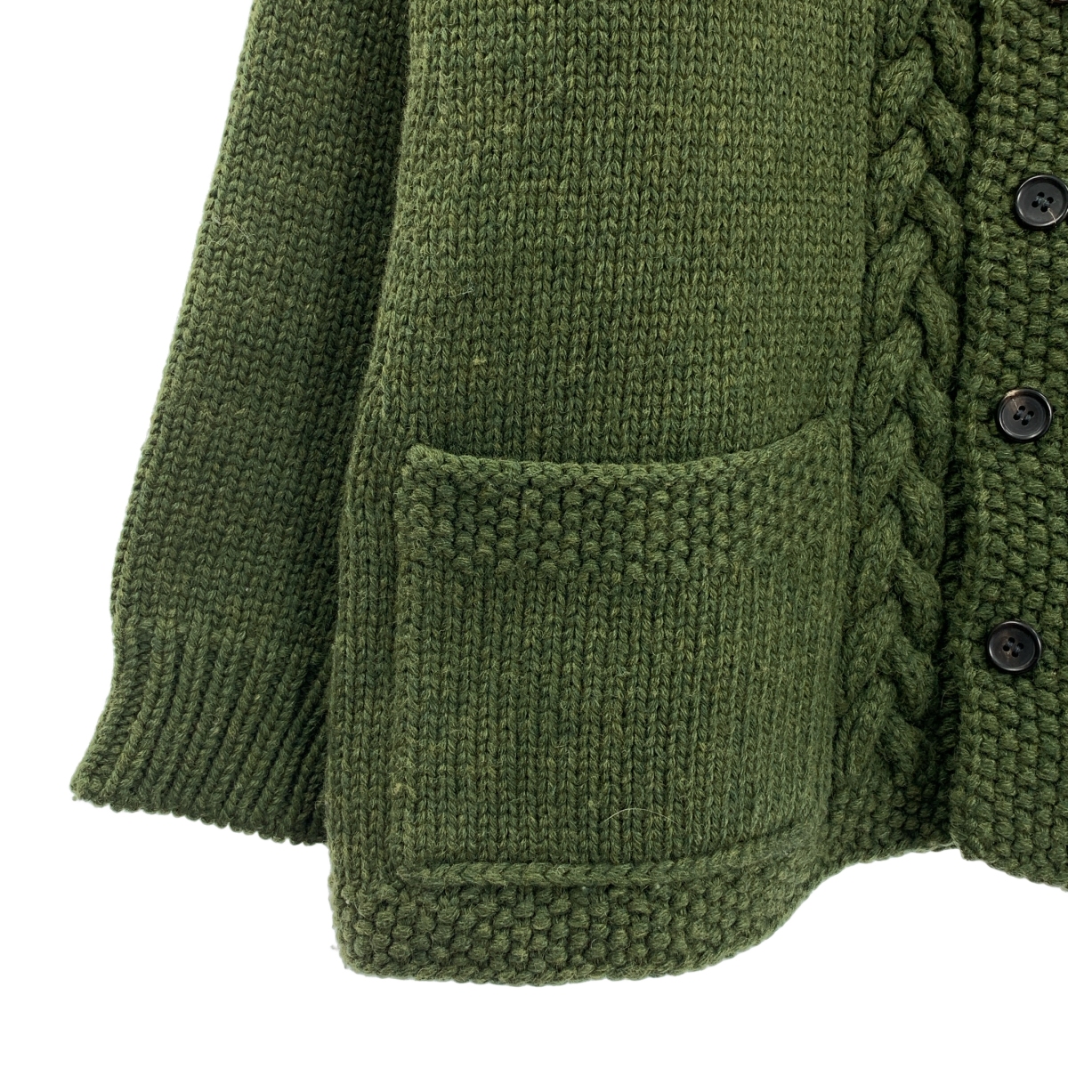 Y's / ワイズヨウジヤマモト ウール カウチン ケーブル ニット ジャケット