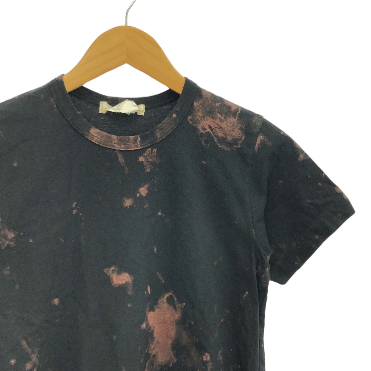 COMME des GARCONS / コムデギャルソン コットン ブリーチデザインTシャツ