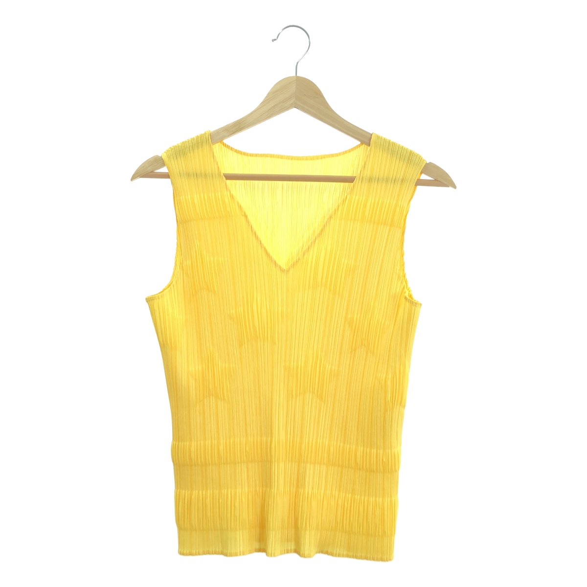 PLEATS PLEASE ISSEY MIYAKE / プリーツプリーズイッセイミヤケ 星柄 スター エンボス ノースリーブ プルオーバー