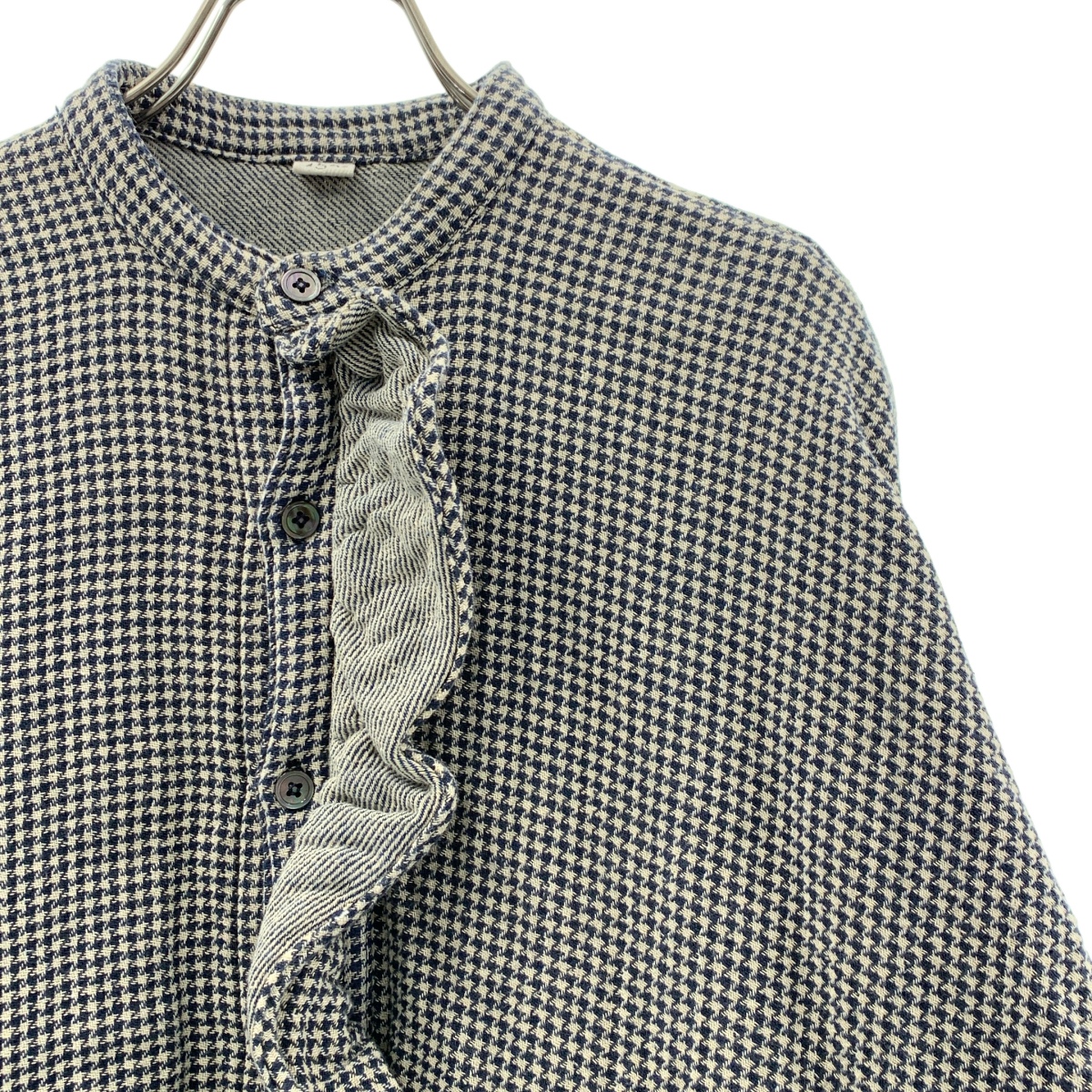 45r / フォーティファイブアール ONEONE いろいろインドネルのフリルチュニック シャツ