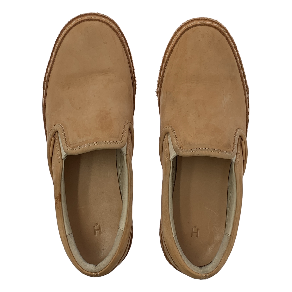 Hender scheme / エンダースキーマ レザー スリッポン スニーカー