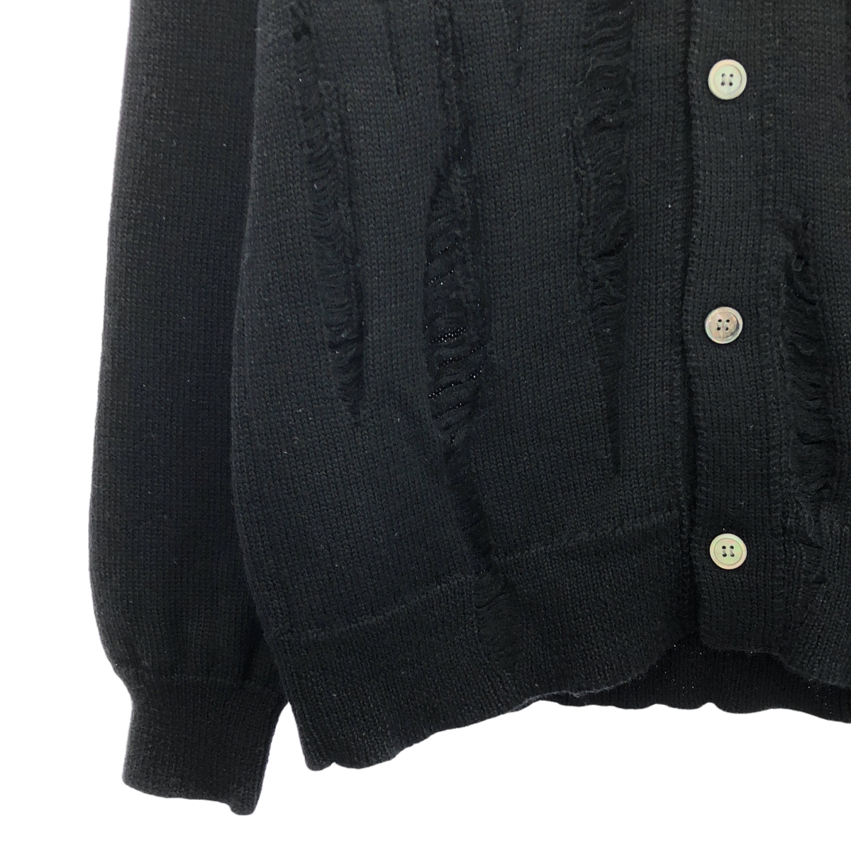 COMME des GARCONS HOMME DEUX / コムデギャルソンオムドゥ グランジ ウールニット カーディガン