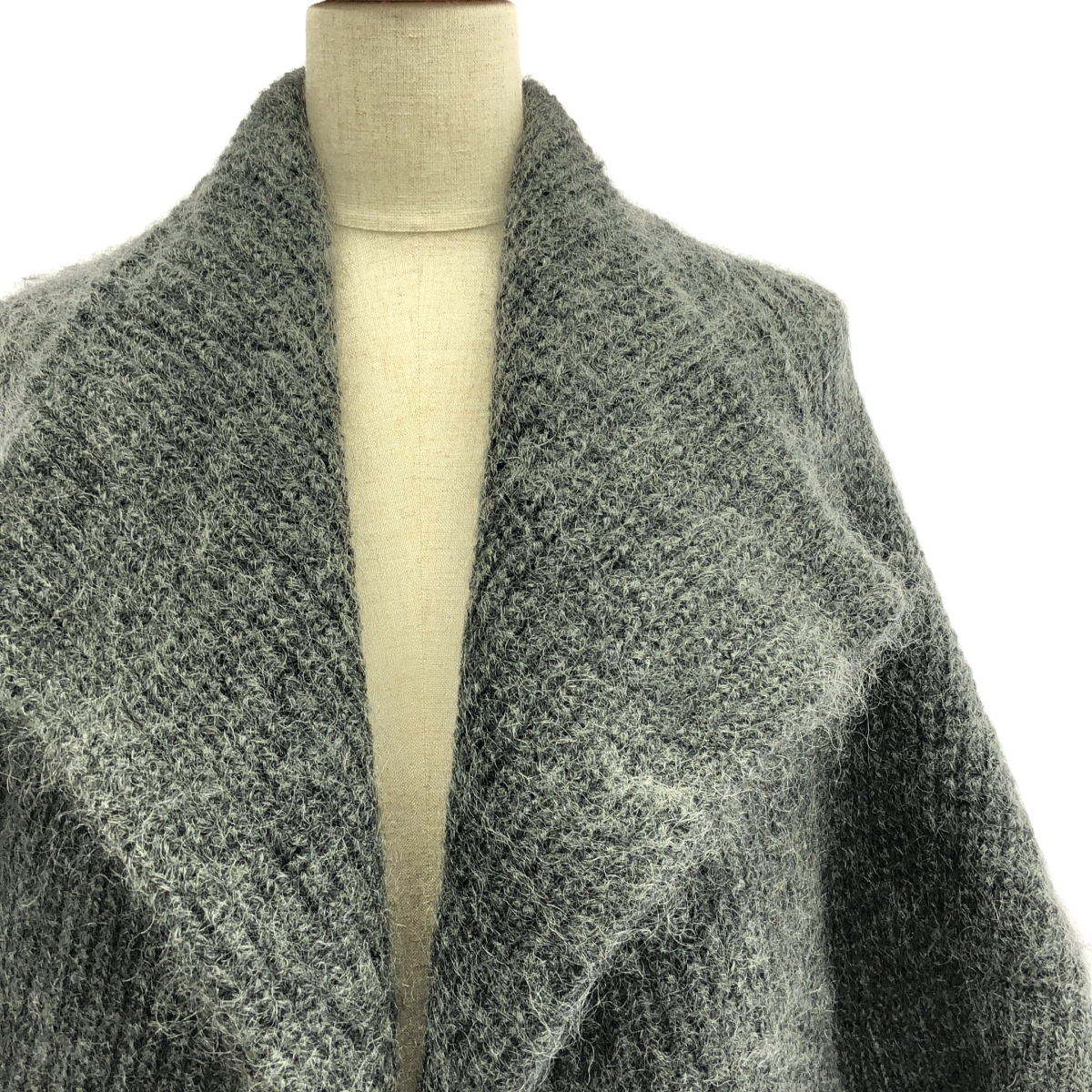 JUNYA WATANABE COMME des GARCONS / ジュンヤワタナベ モヘア混 ニット 変形デザイン カーディガン