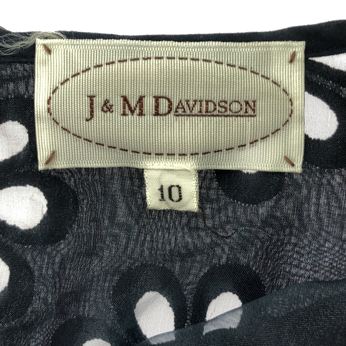 J&M DAVIDSON / ジェイアンドエムデヴィッドソン フラワー カットワーク プルオーバーブラウス