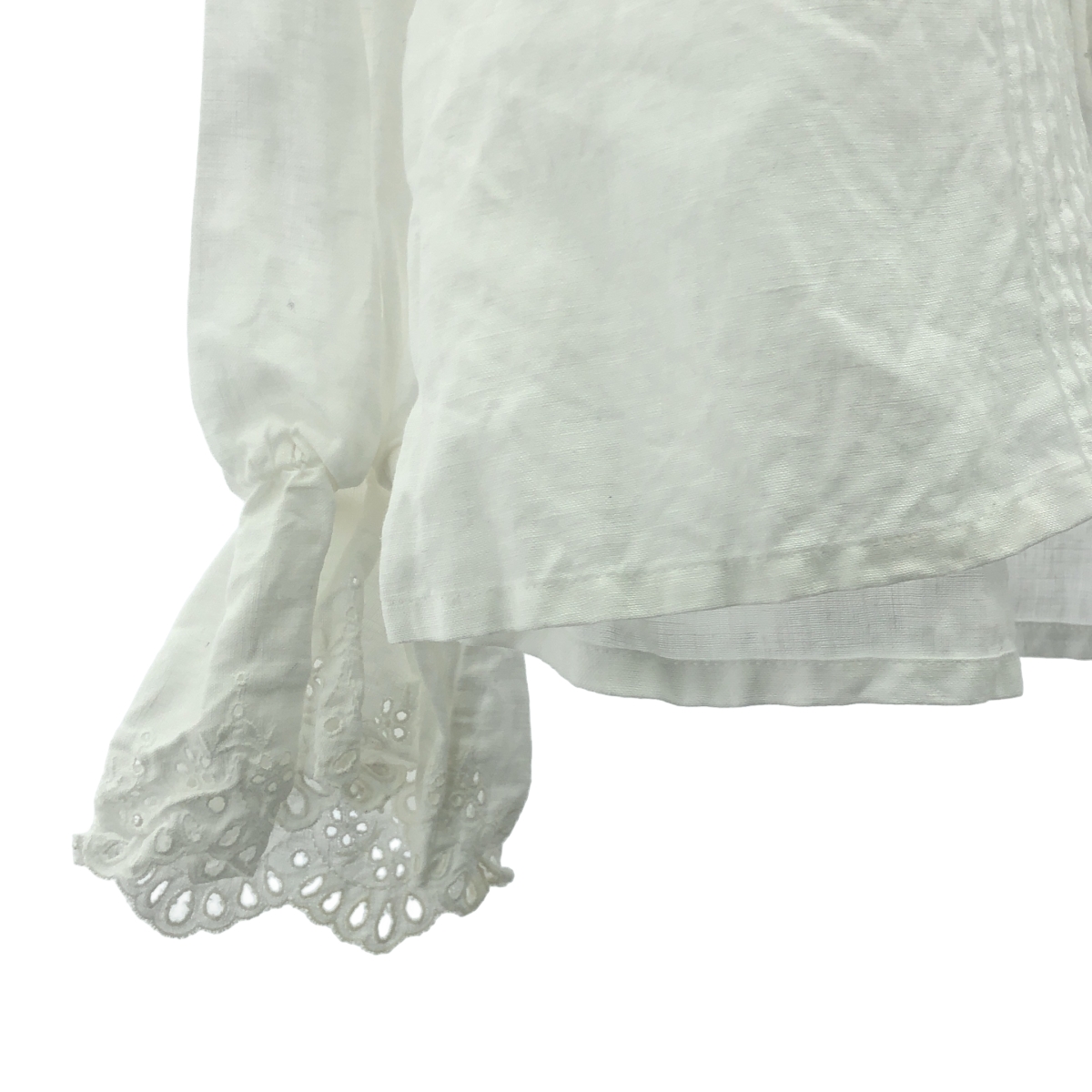 MADISON BLUE / マディソンブルー EMBROIDERY LACE SH レースカラーブラウス シャツ