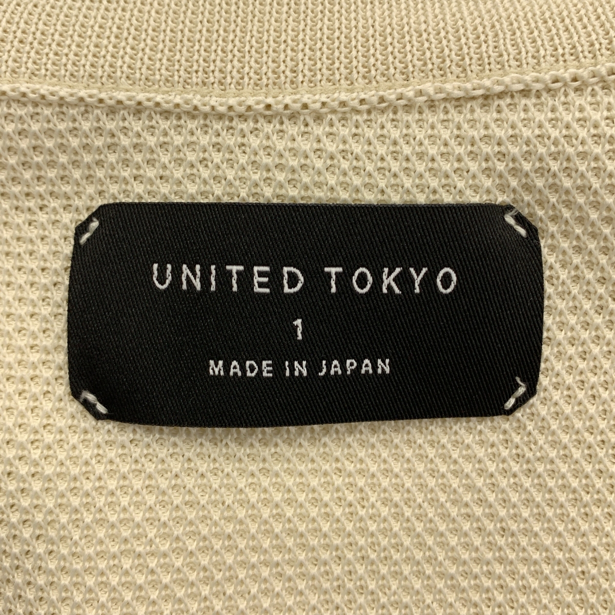 UNITED TOKYO / ユナイテッドトウキョウ SILVER WOOL MOCK NECK KNIT モックネック トップス