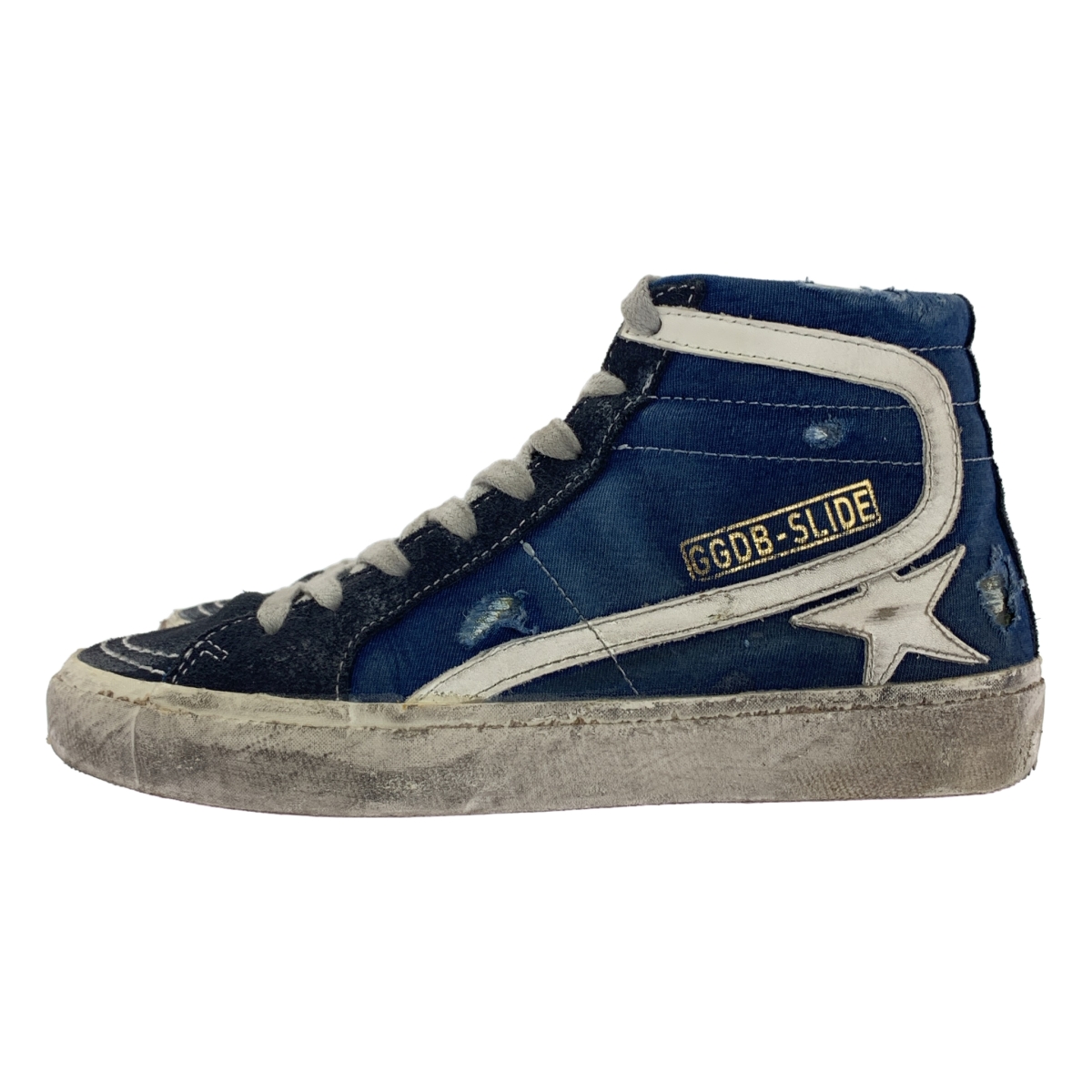 L'Appartement / アパルトモン 【 GOLDEN GOOSE / ゴールデングース 】 HIGH CUT SNEAKERS / ダメージ加工 サイドジップ ハイカット スニーカー