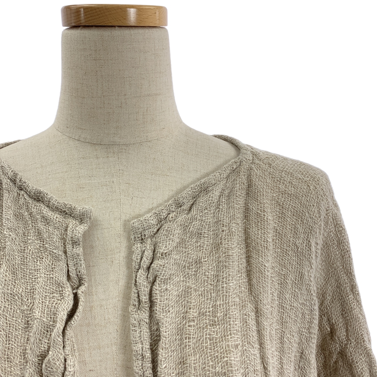 DANIELA GREGIS / ダニエラグレジス リネン オーバー ニット ボレロ カーディガン