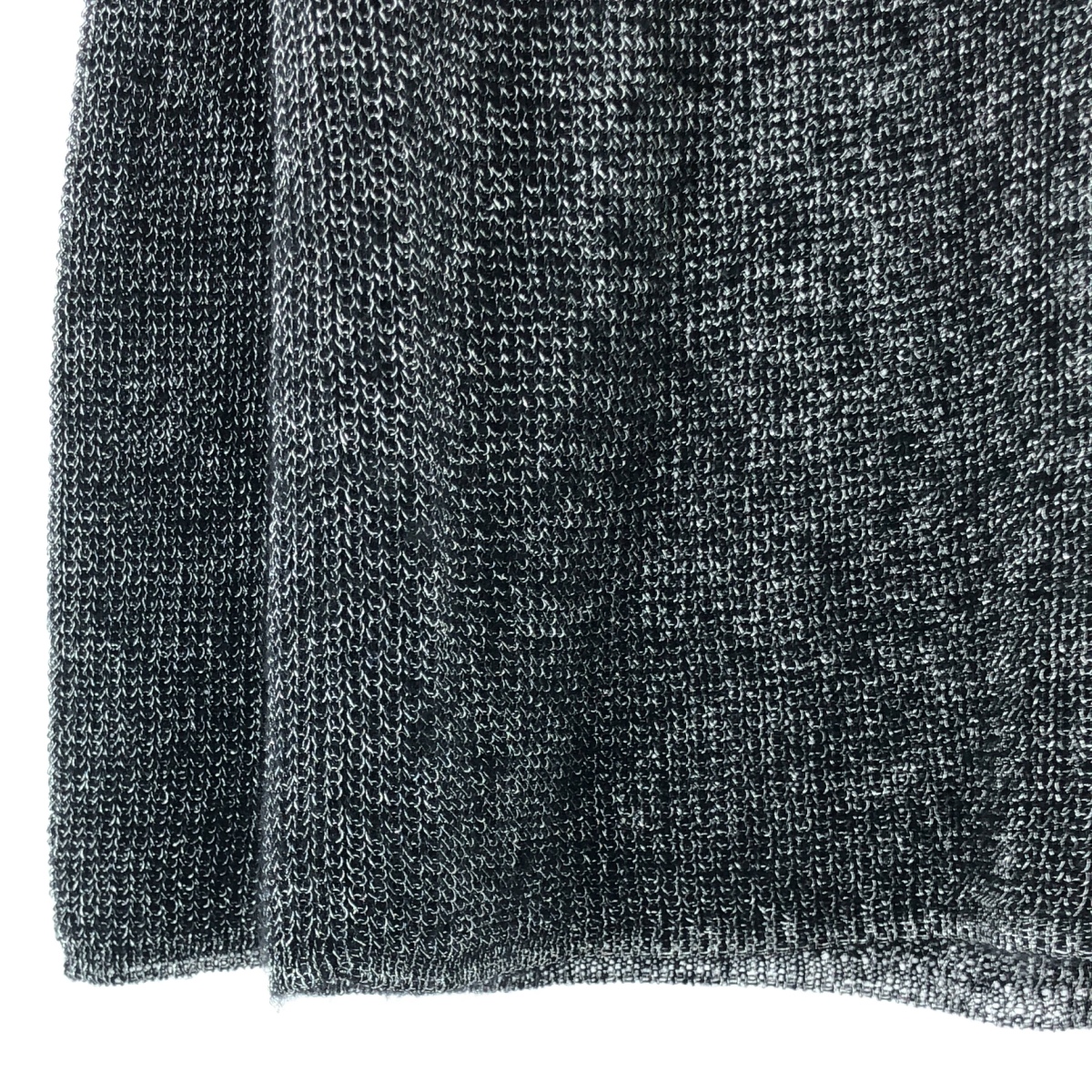 COMME des GARCONS HOMME PLUS / コムデギャルソンオムプリュス Silver Tint Knit クルーネック メタリック レーヨンモヘヤ ニット