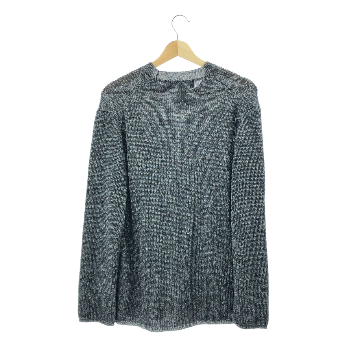 COMME des GARCONS HOMME PLUS / コムデギャルソンオムプリュス Silver Tint Knit クルーネック メタリック レーヨンモヘヤ ニット