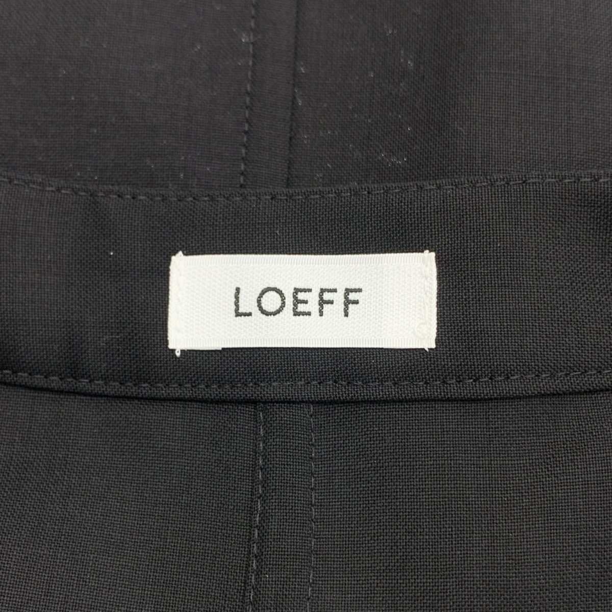 LOEFF / ロエフ Vネック ウール 長袖 ワンピース