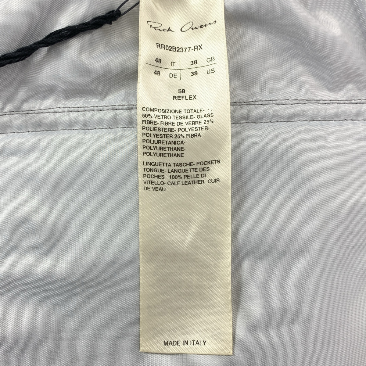 Rick Owens / リックオウエンス STROBE Bauhaus Cargo Pants バウハウス リフレクティブ カーゴパンツ