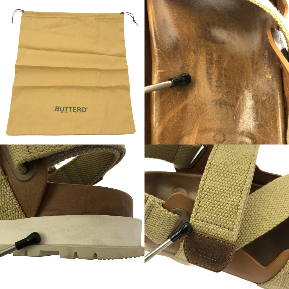 BUTTERO / ブッテロ 2 BELT SANDALS  / 2 ベルト サンダル