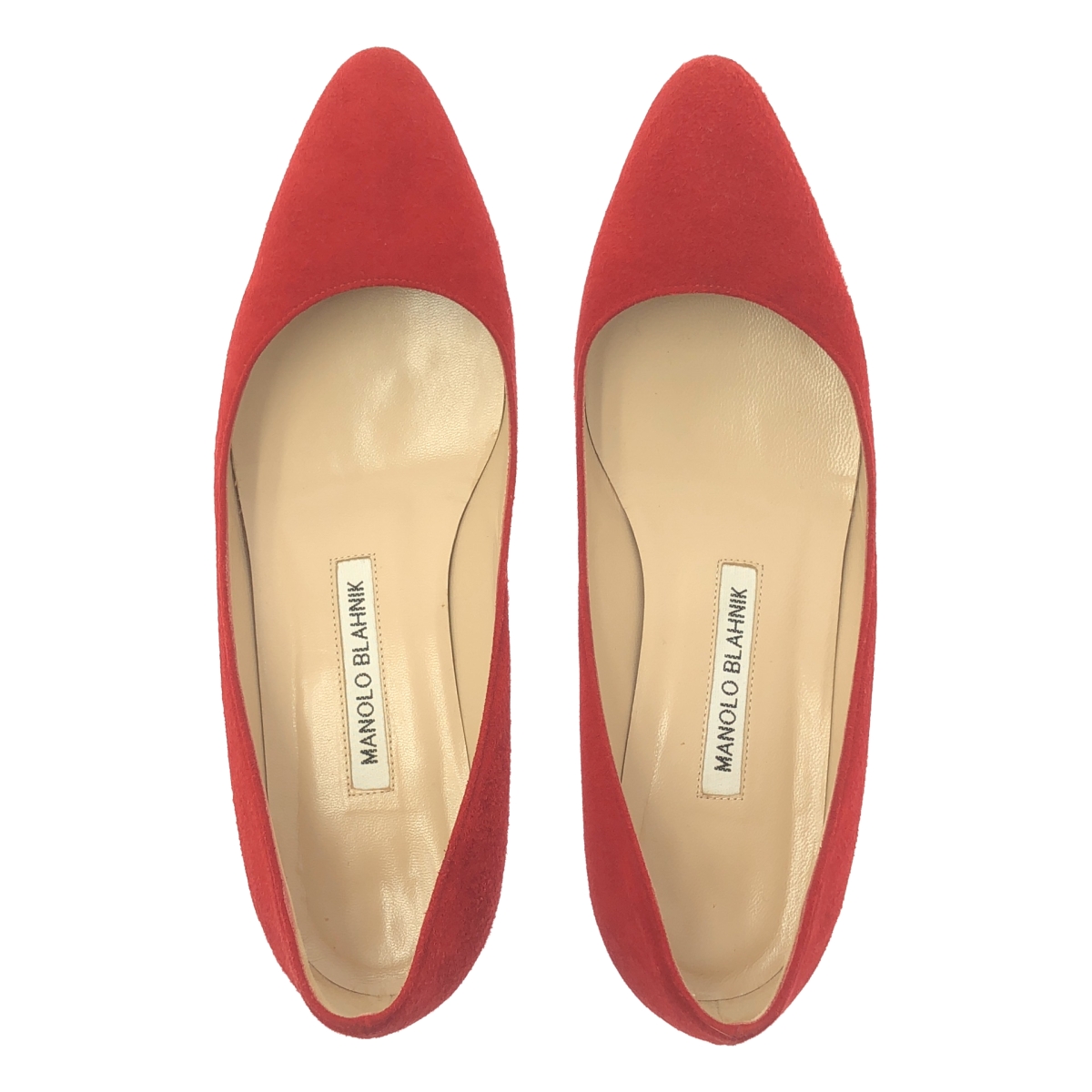 MANOLO BLAHNIK / マノロブラニク LISTONY / リストニー スエード ローヒール パンプス