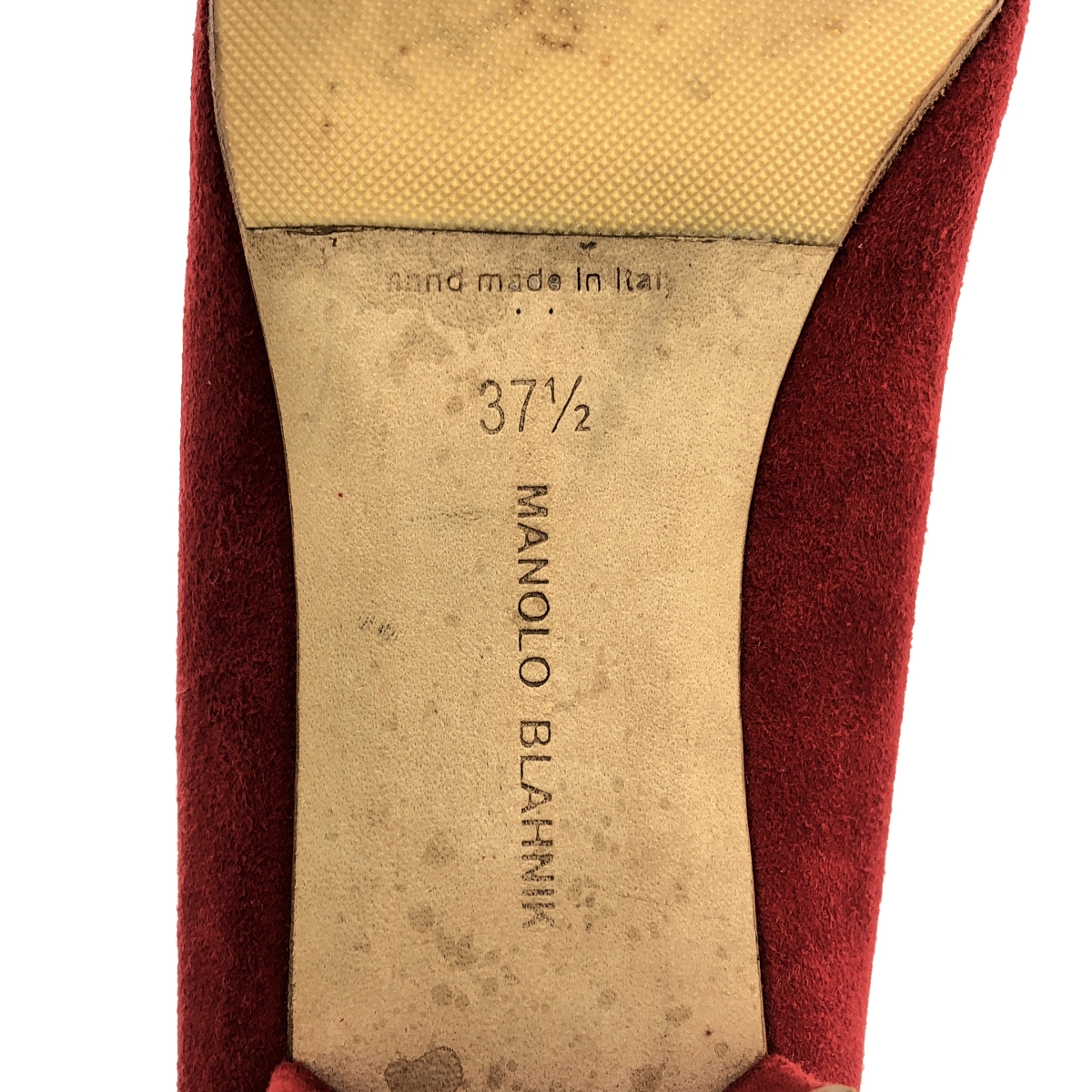 MANOLO BLAHNIK / マノロブラニク LISTONY / リストニー スエード ローヒール パンプス