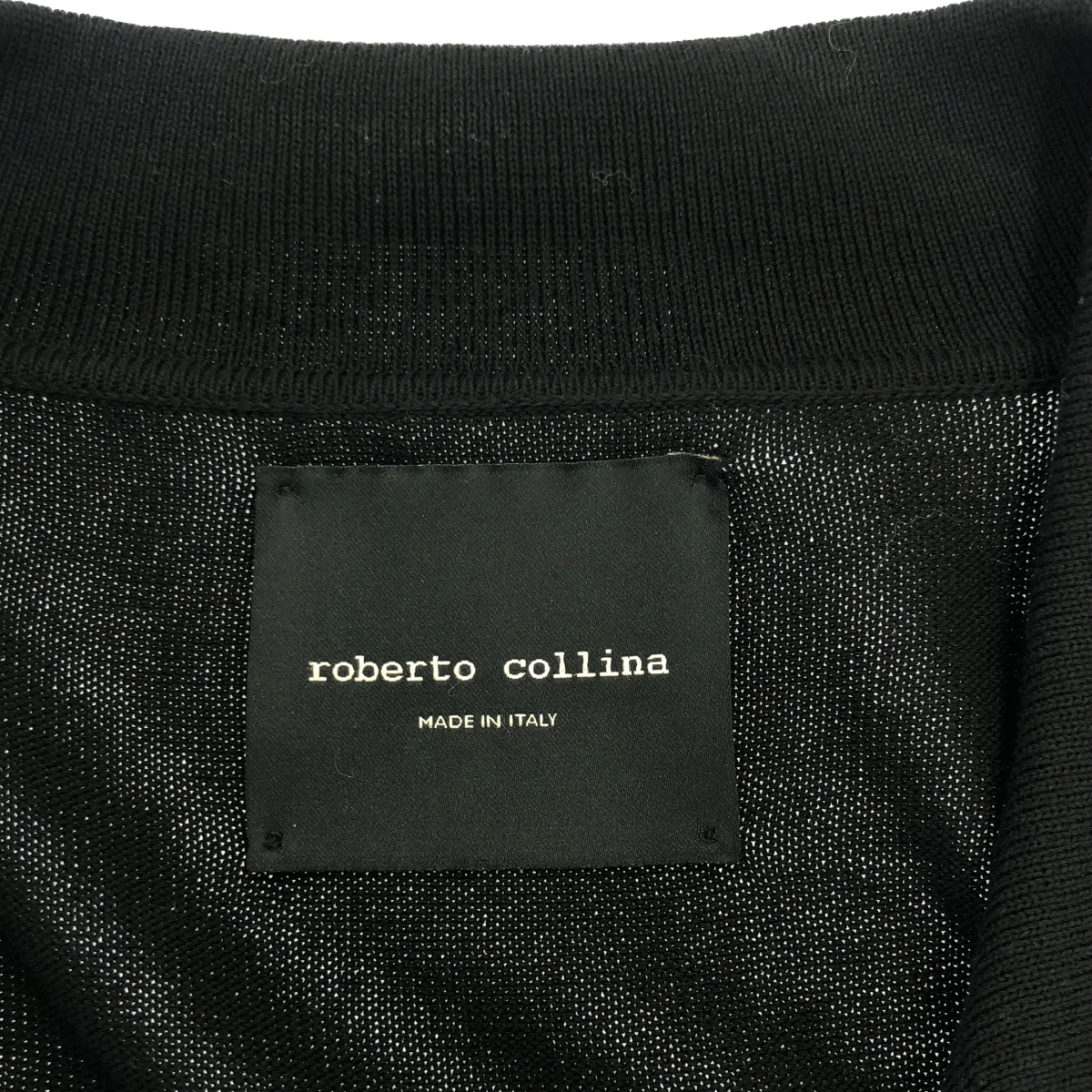 ROBERTO COLLINA / ロベルトコリーナ ハーフジップ 長袖 コットンニット