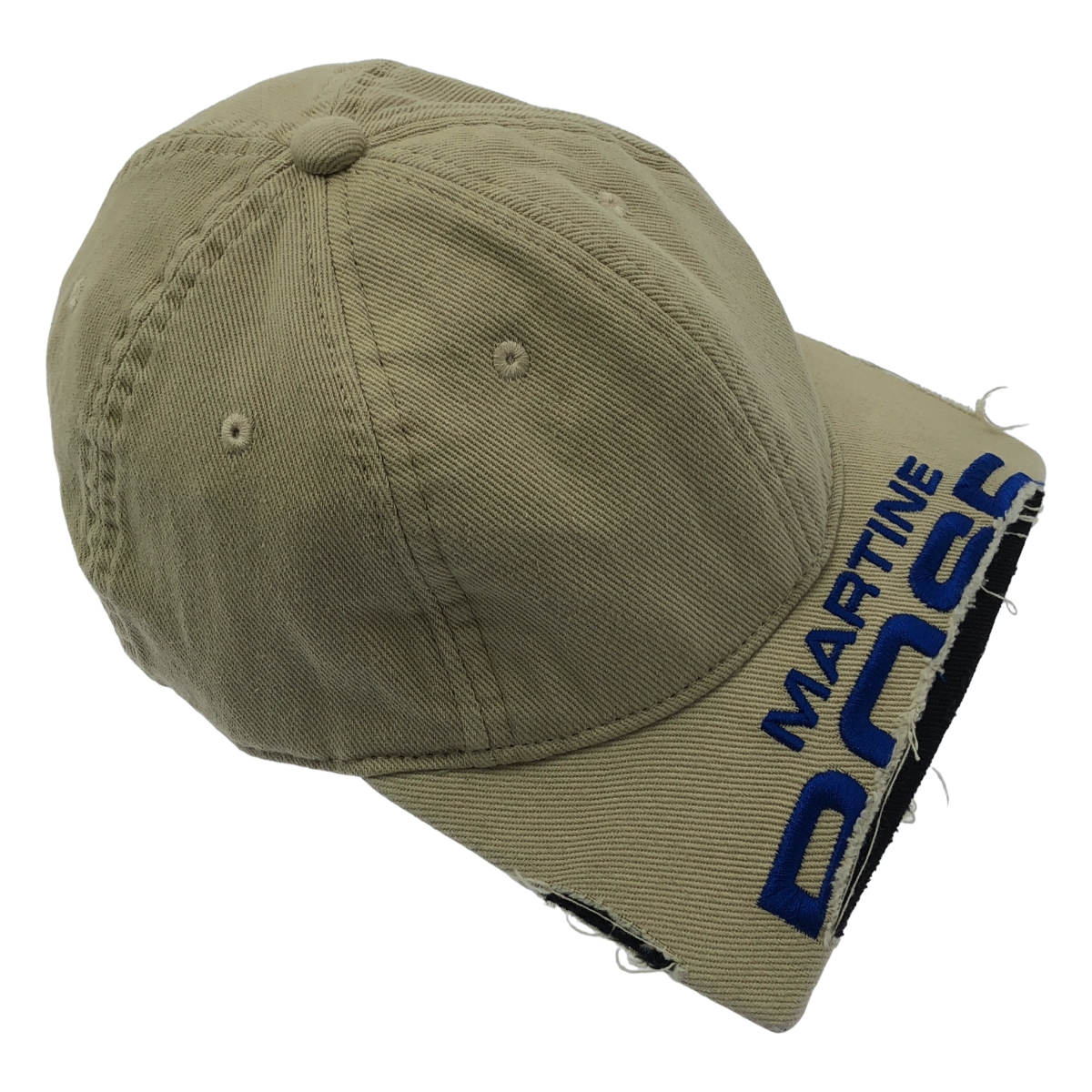 Martine Rose / マーティンローズ CUT PEAK CAP カット ピーク キャップ ロゴ刺しゅう