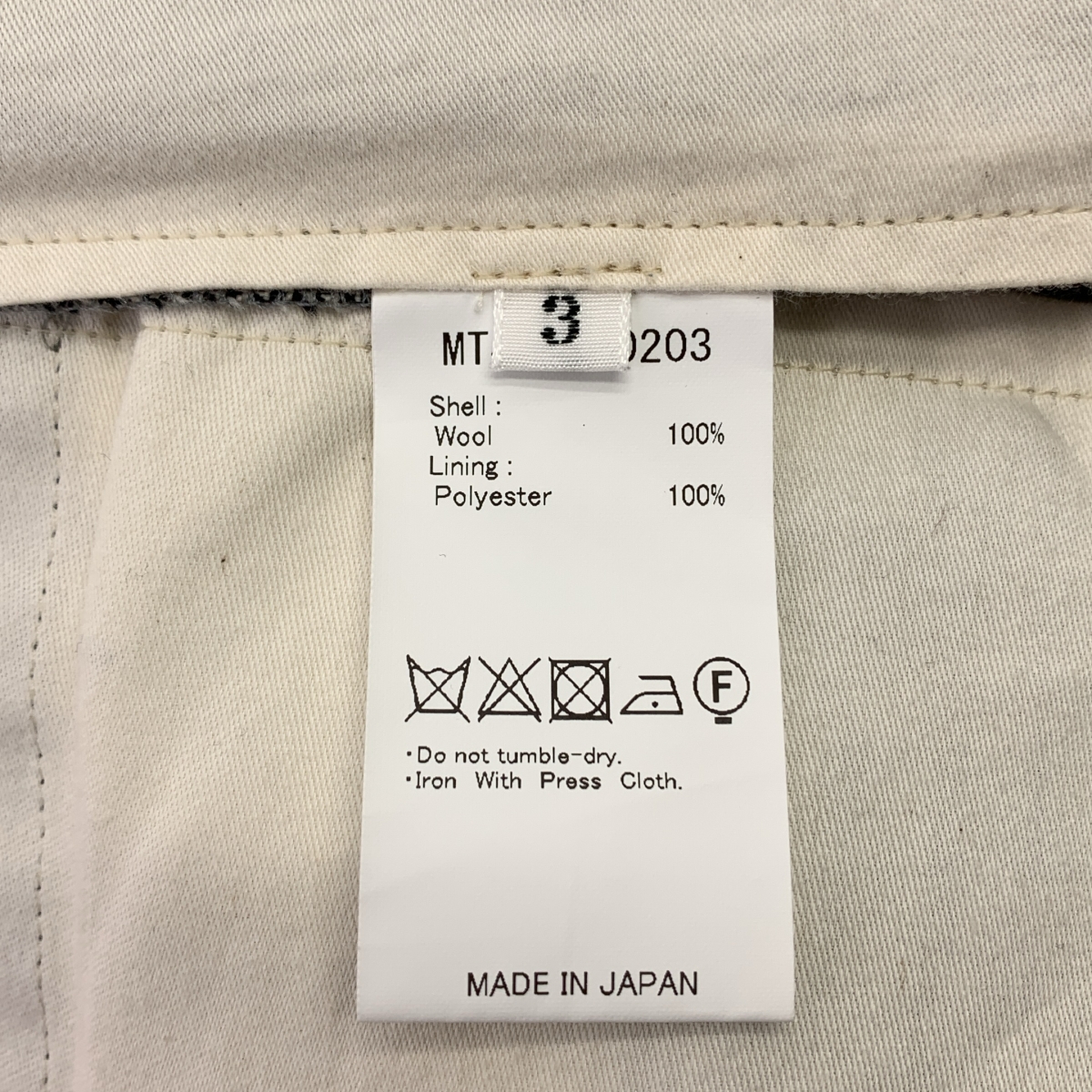 MAATEE&SONS / マーティー&サンズ 永遠 SLACKS グレンチェック スラックスパンツ