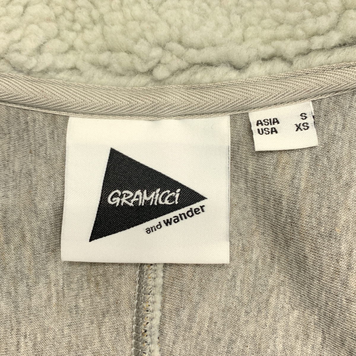 GRAMICCI / グラミチ × and wander JQ TAPE FLEECE JACKET ボア ジャケット
