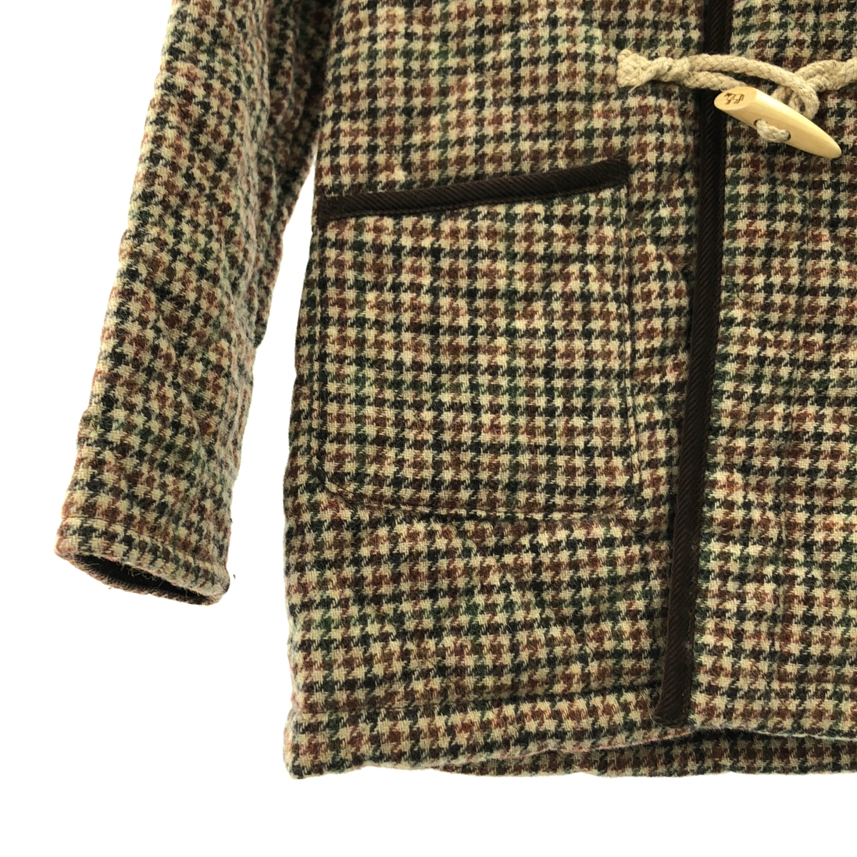 LAVENHAM / ラベンハム ウール キルティング ダッフルコート フーディ