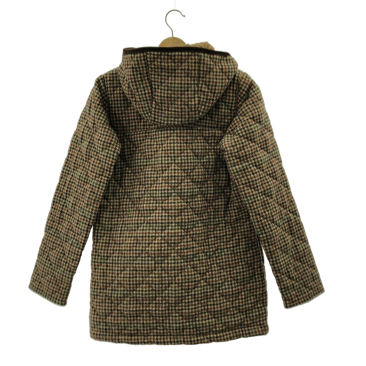 LAVENHAM / ラベンハム ウール キルティング ダッフルコート フーディ