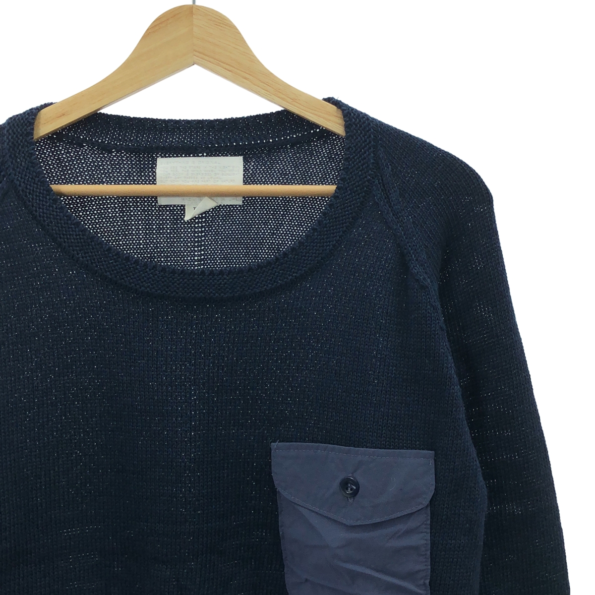 nanamica / ナナミカ COOLMAX Crew Neck Sweater / ポケット ニット セーター