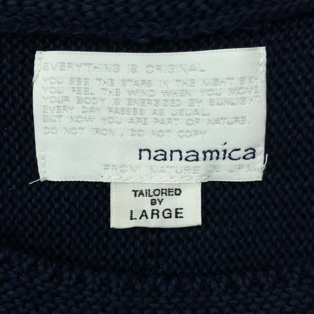 nanamica / ナナミカ COOLMAX Crew Neck Sweater / ポケット ニット セーター