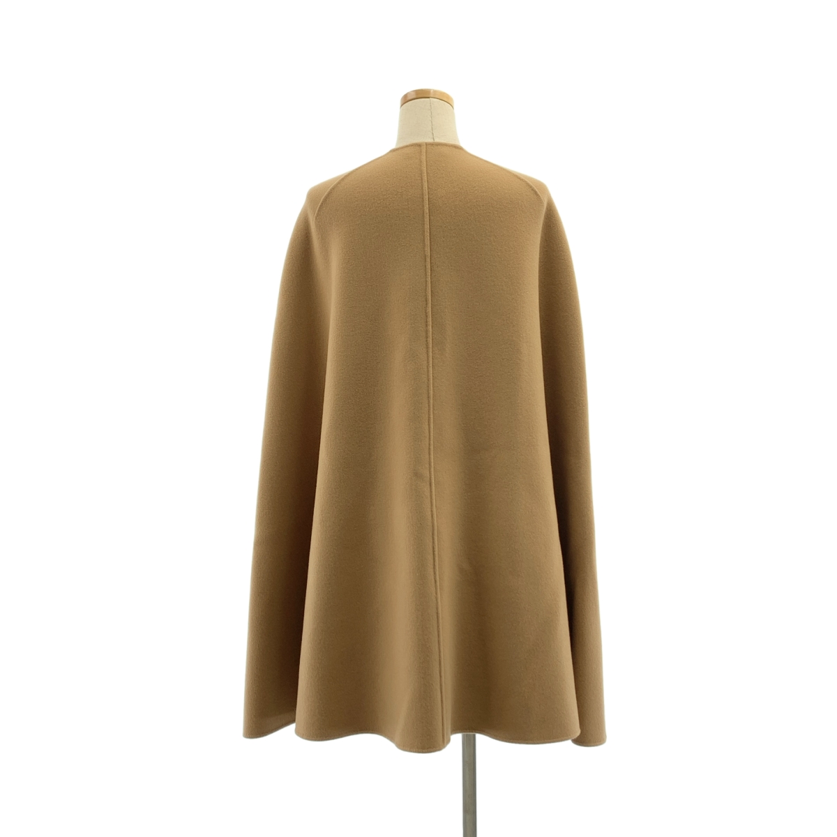 j. / ジェイドット ウール ノーカラー ケープ マント コート