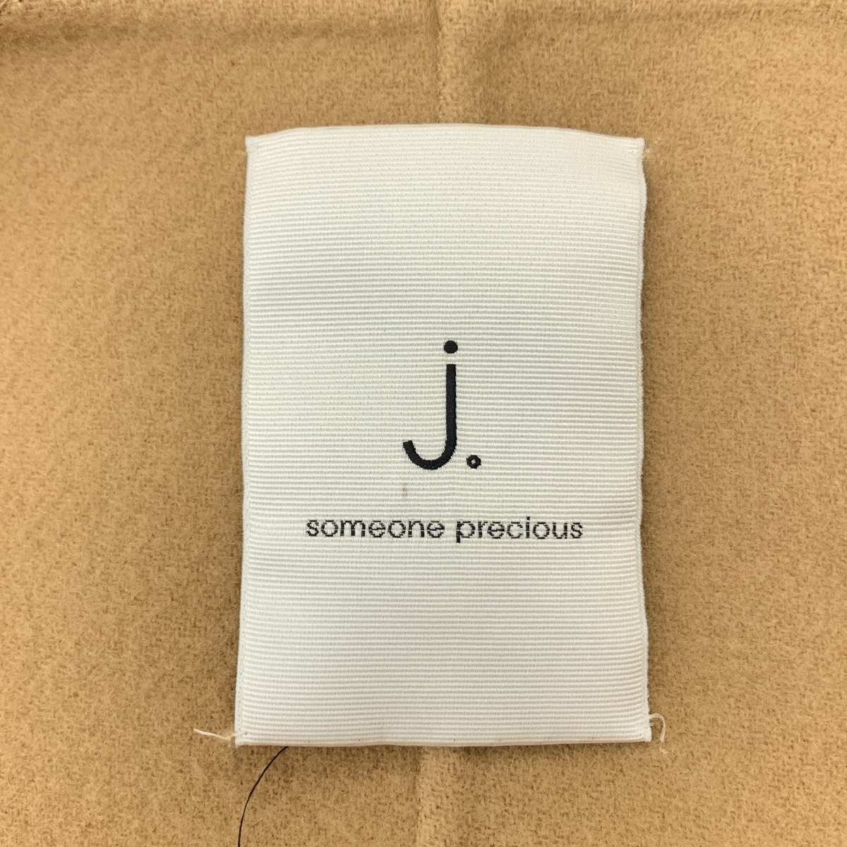 j. / ジェイドット ウール ノーカラー ケープ マント コート