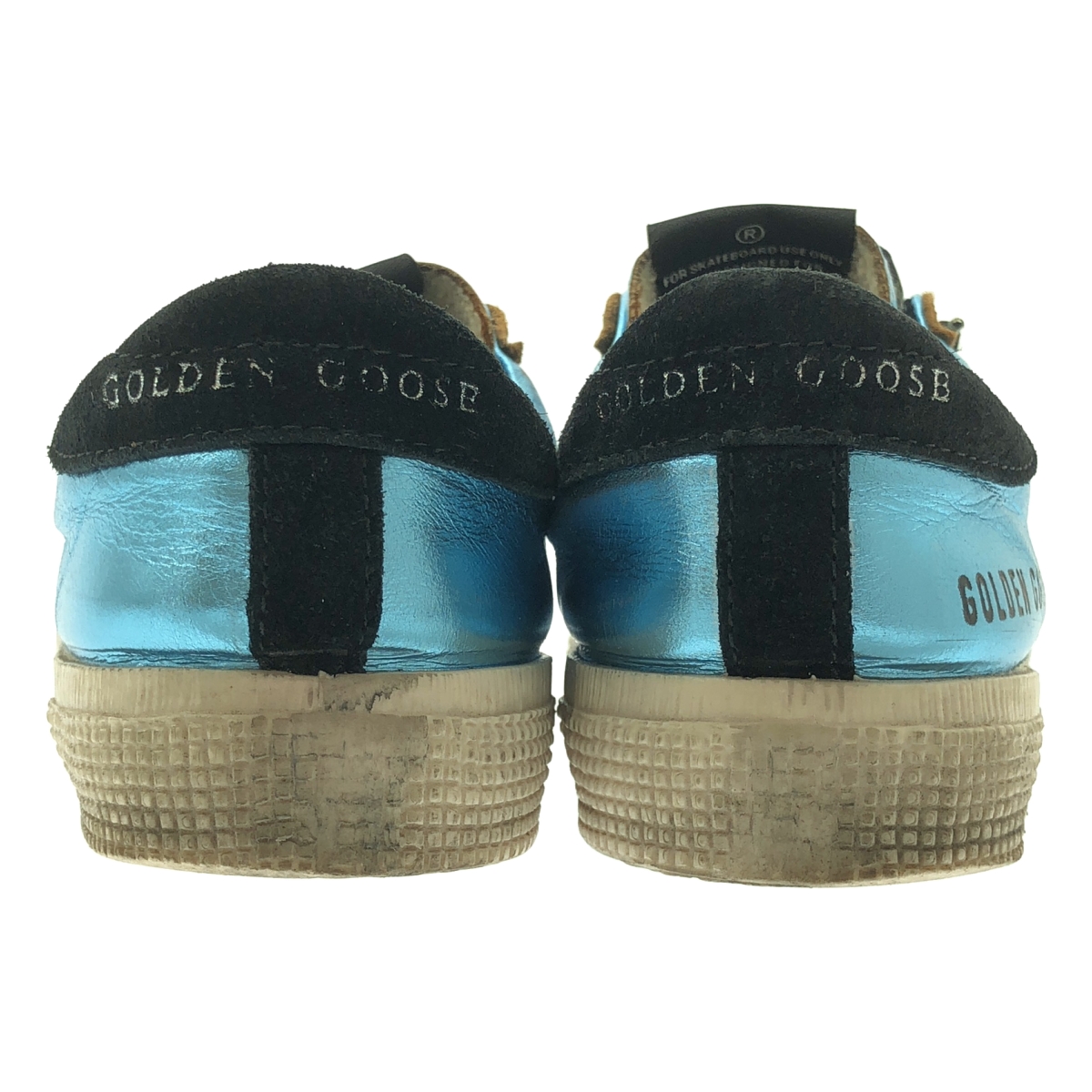 GOLDEN GOOSE / ゴールデングース MAY ヴィンテージ加工 メタリックレザー スニーカー