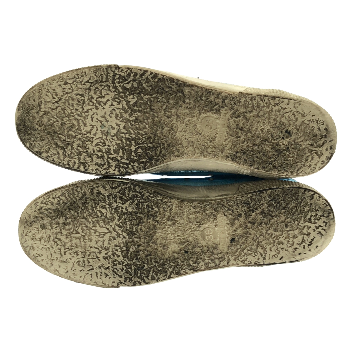 GOLDEN GOOSE / ゴールデングース MAY ヴィンテージ加工 メタリックレザー スニーカー