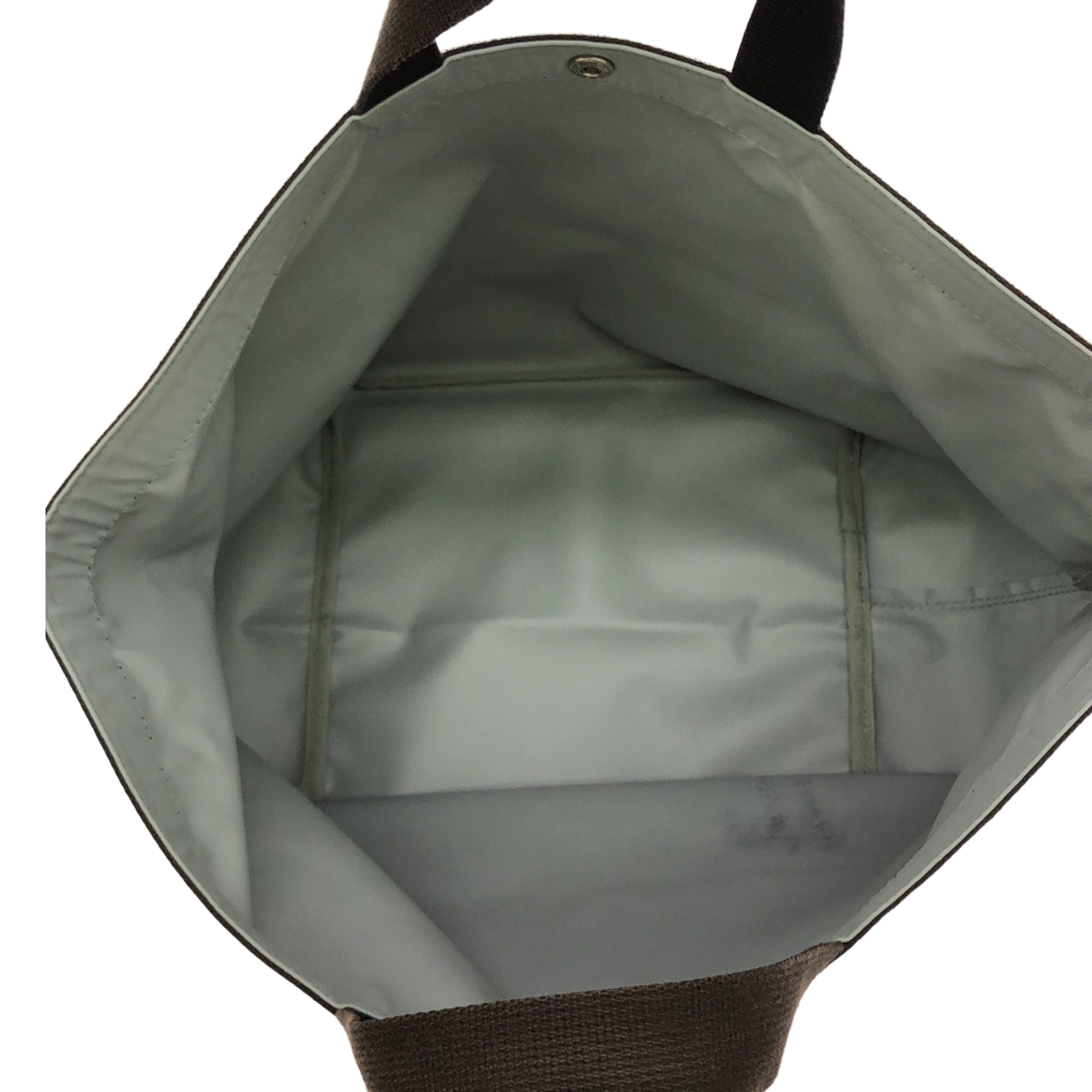 HERVE CHAPELIER / エルベシャプリエ ナイロン バイカラー 舟形 ハンド トートバッグ