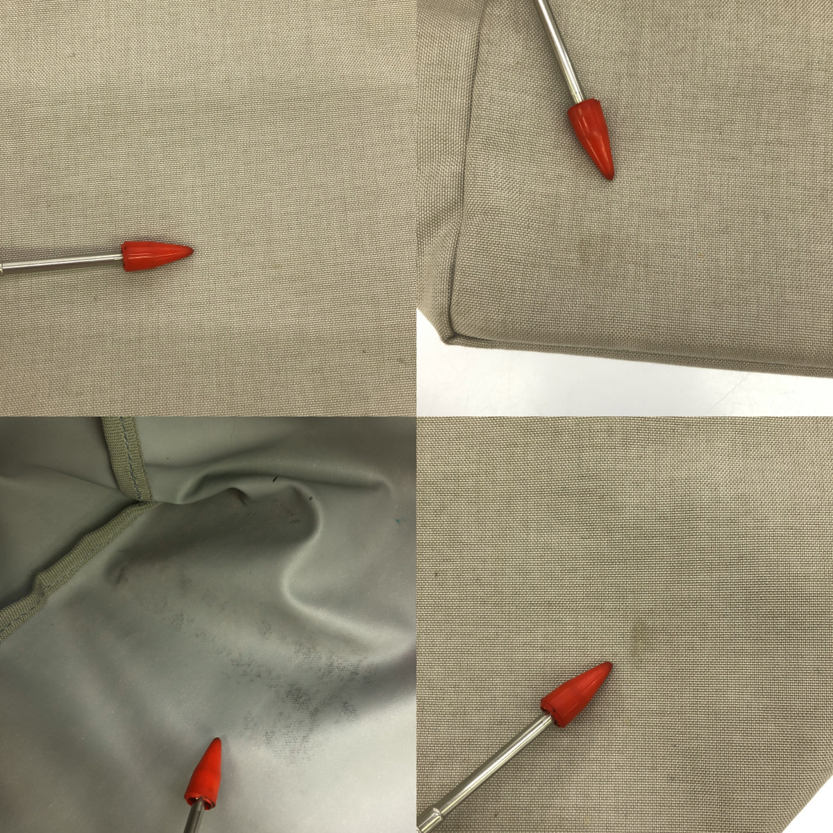 HERVE CHAPELIER / エルベシャプリエ ナイロン バイカラー 舟形 ハンド トートバッグ