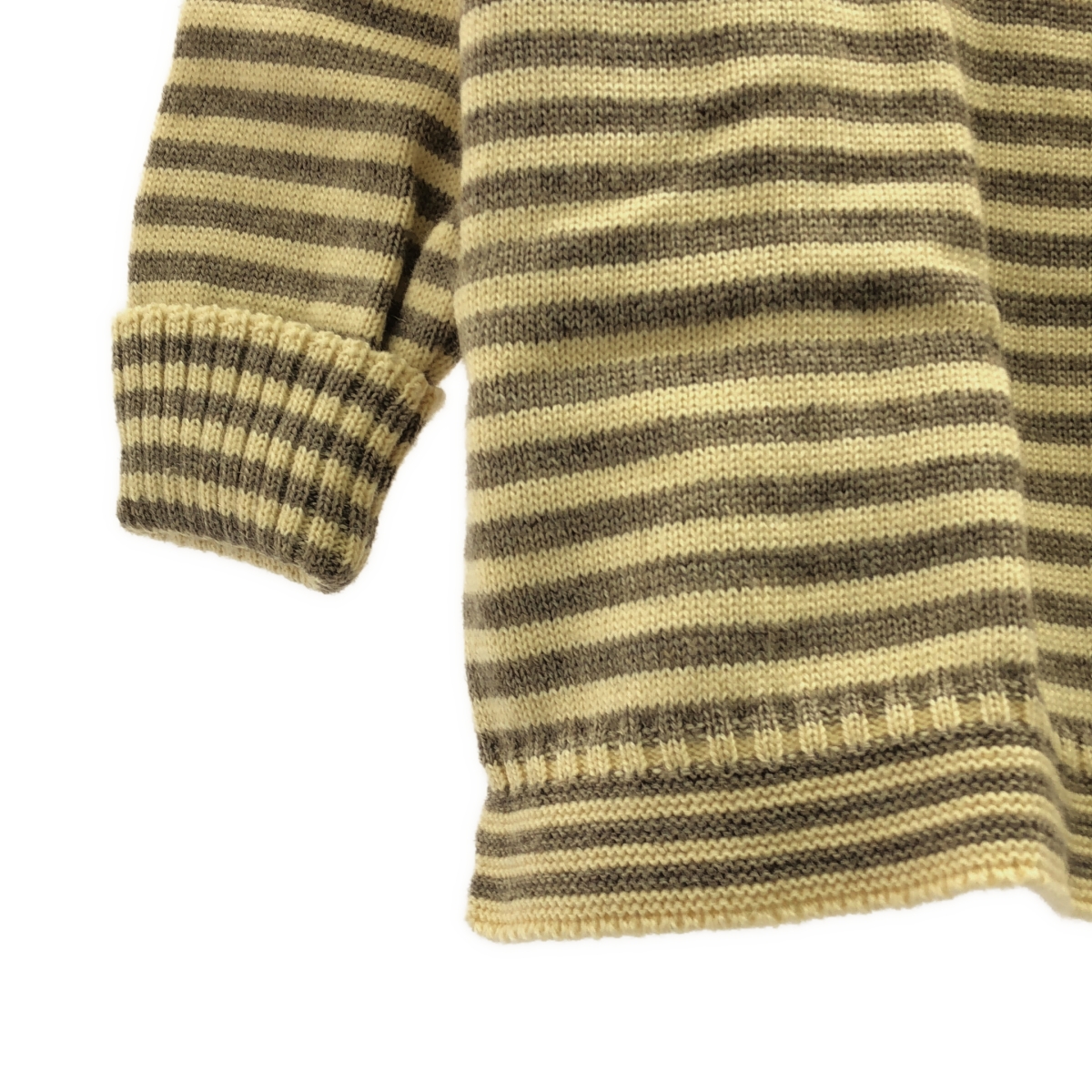 LE TRICOTEUR / ルトリコチュール ガンジーセーター ボーダー ニット