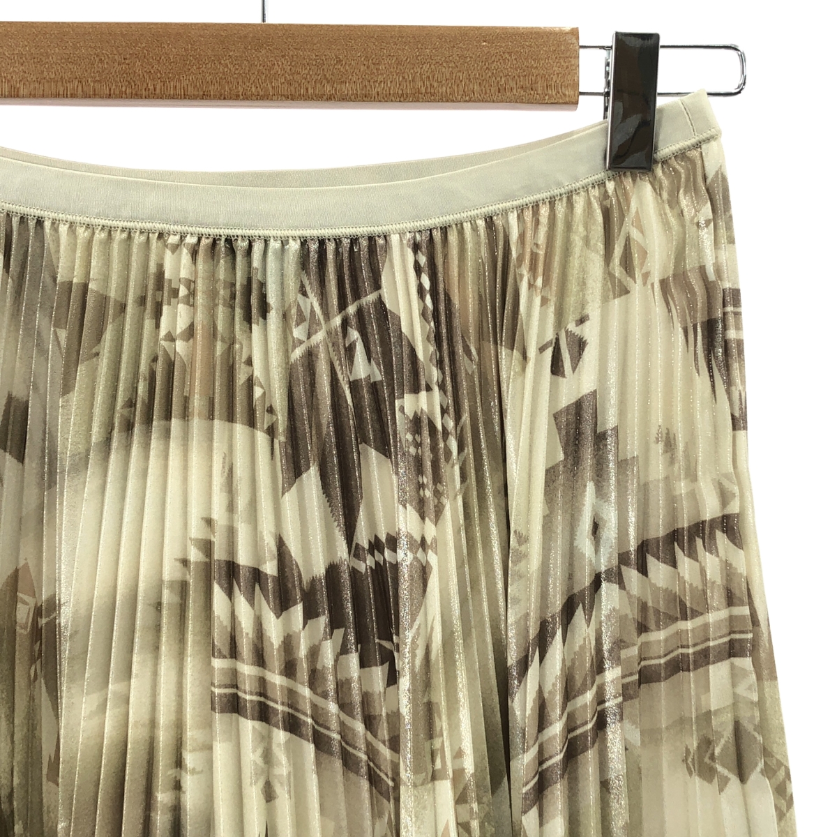 POLO RALPH LAUREN / ポロラルフローレン ネイティブ柄 総柄 プリーツ ロングスカート