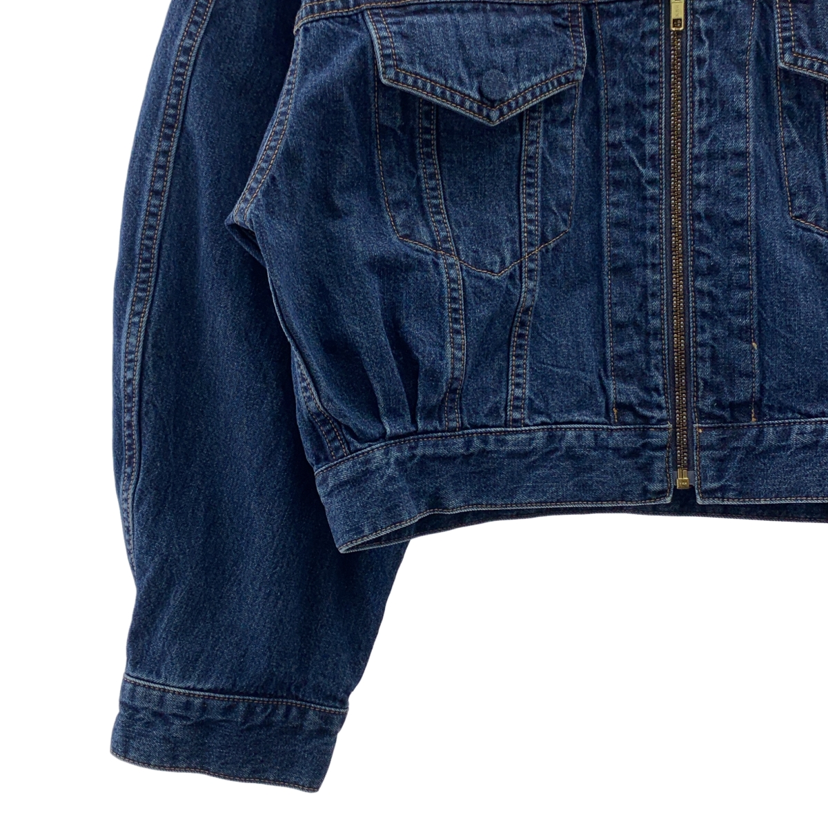 CURRENTAGE / カレンテージ セーラー デニム ジャケット