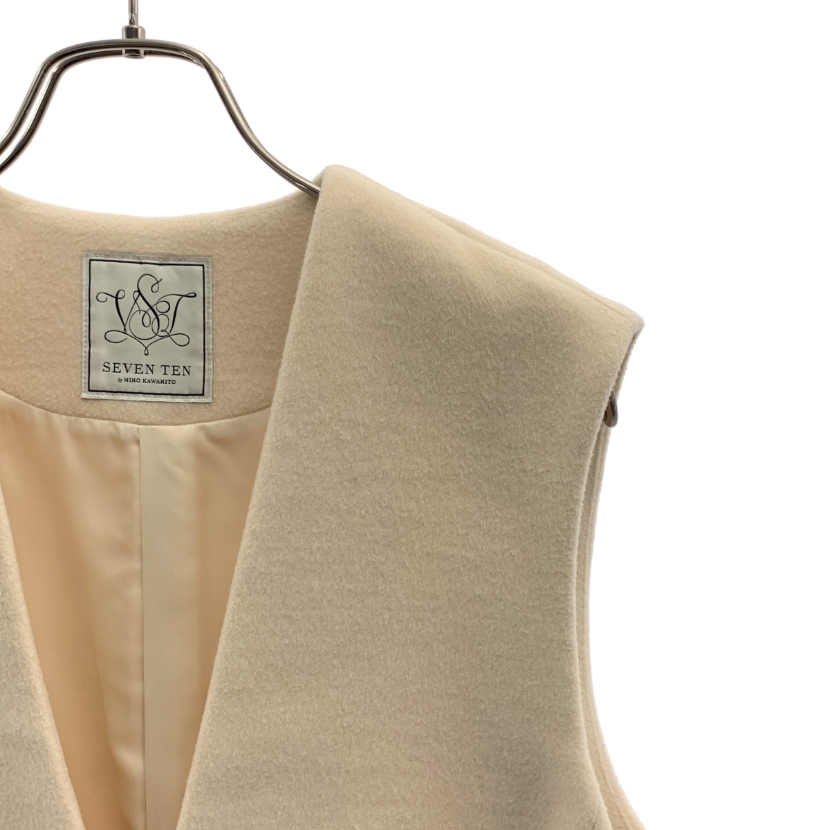 SEVEN TEN by MIHO KAWAHITO / セブンテンバイミホカワヒト サイドリボンジレワンピース