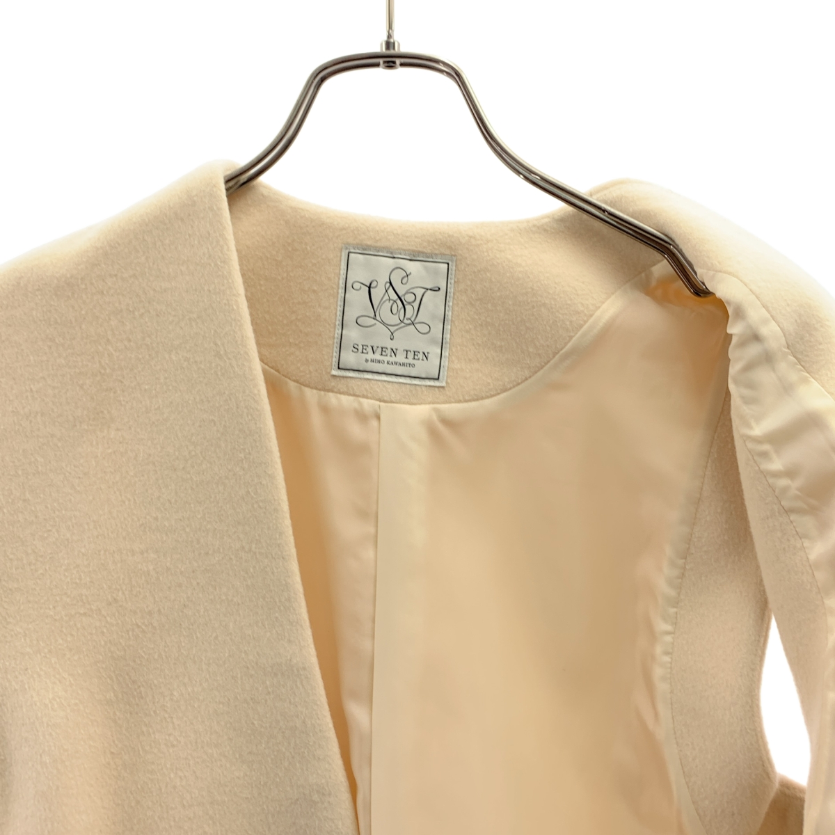 SEVEN TEN by MIHO KAWAHITO / セブンテンバイミホカワヒト サイドリボンジレワンピース