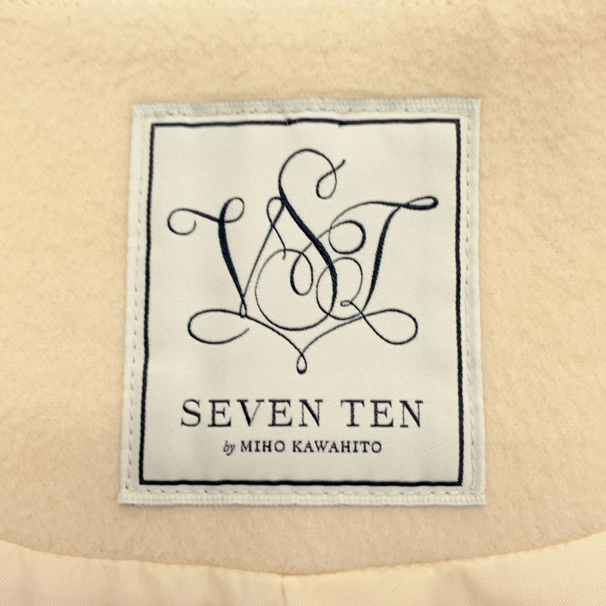 SEVEN TEN by MIHO KAWAHITO / セブンテンバイミホカワヒト サイドリボンジレワンピース