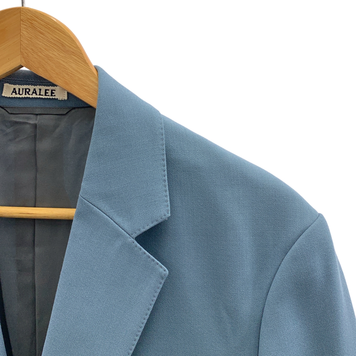 AURALEE / オーラリー HARD TWIST WOOL DOBBY JACKET / シングルブレスト ジャケット / 総裏地