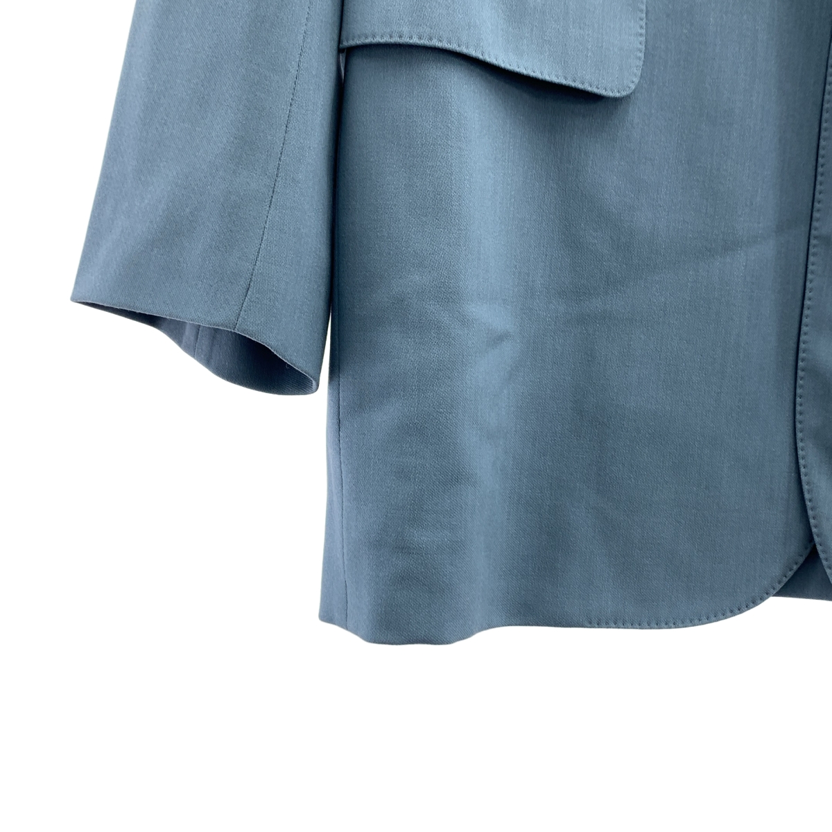 AURALEE / オーラリー HARD TWIST WOOL DOBBY JACKET / シングルブレスト ジャケット / 総裏地