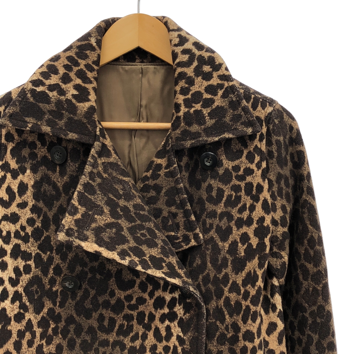 HYSTERIC GLAMOUR / ヒステリックグラマー ウール レオパード チェスターコート