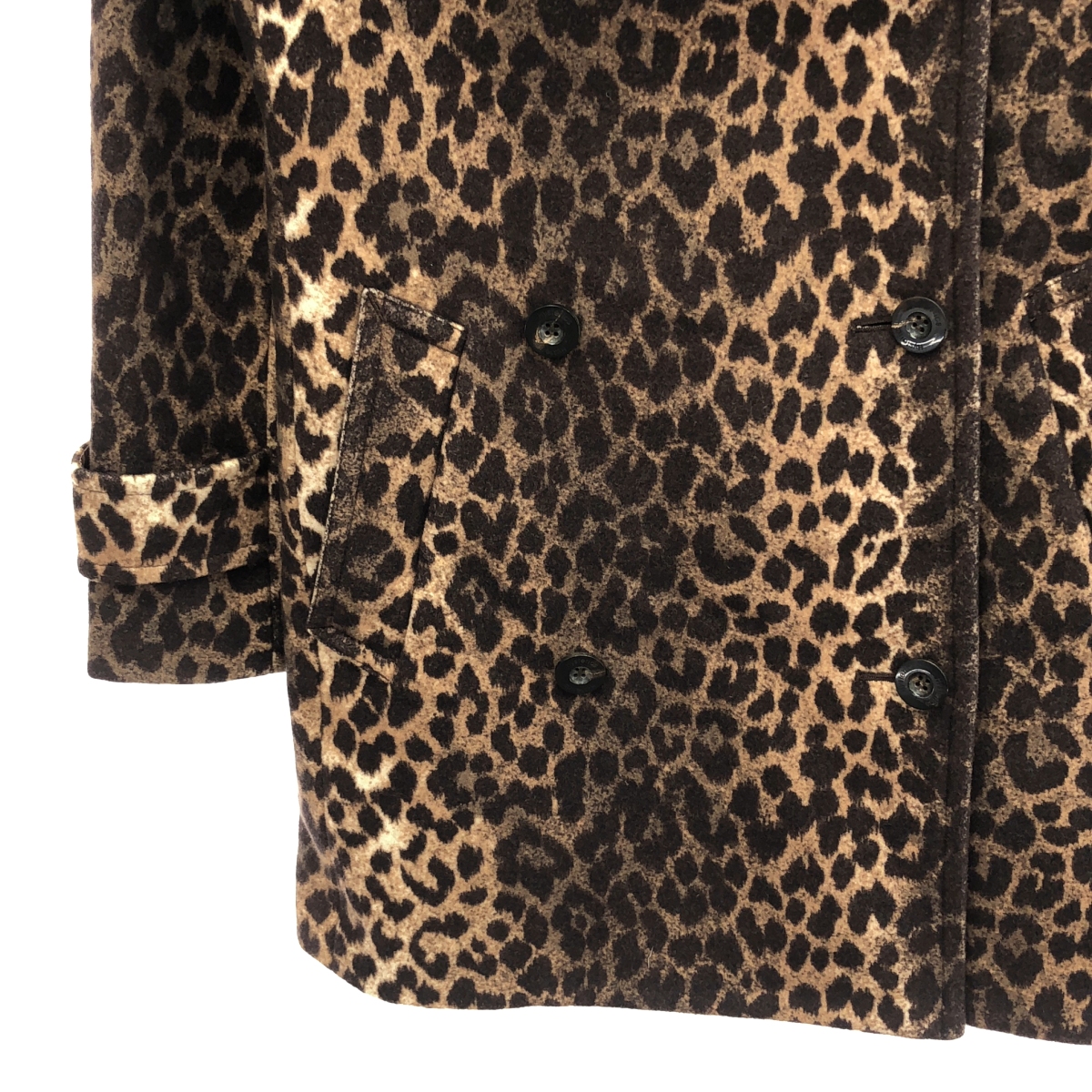 HYSTERIC GLAMOUR / ヒステリックグラマー ウール レオパード チェスターコート